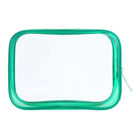 Trousse de Toilette Transparente Verte Explorer
