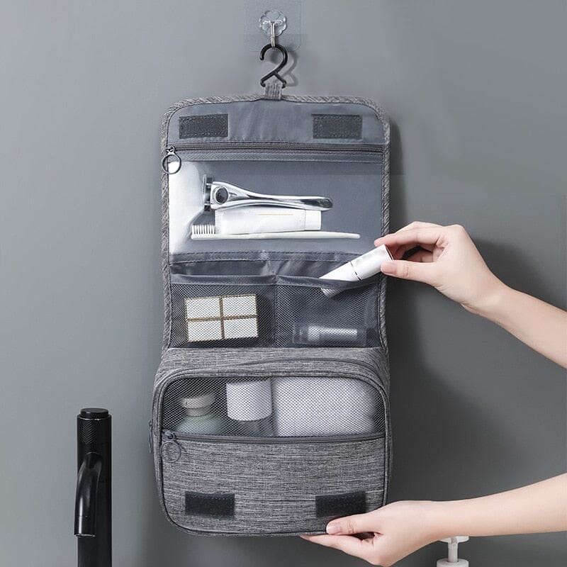 Trousse de Toilette Voyage à Suspendre TravelBasics (Gris)