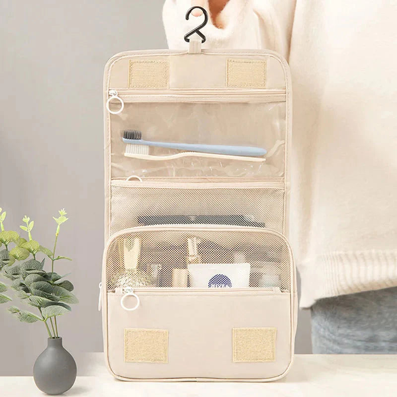 Trousse de Toilette Voyage Féminine à Suspendre