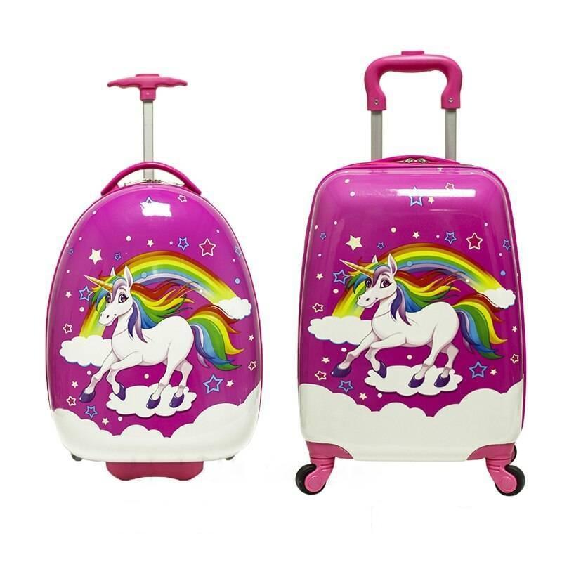 Valise Licorne Arc-en-ciel - Explorez le monde avec style