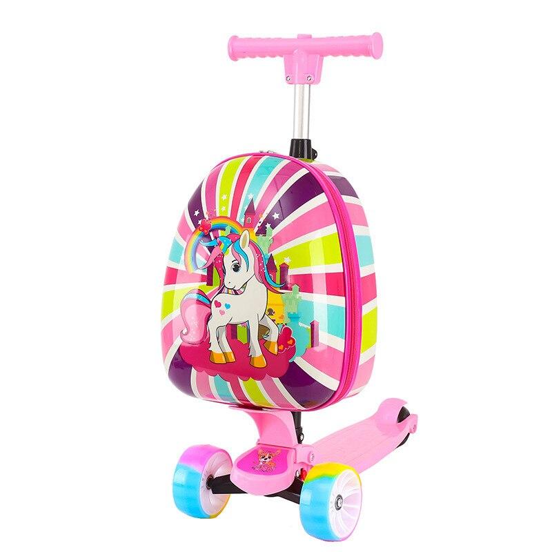 Valise Trottinette Licorne Princesse - Édition Voyage Impériale