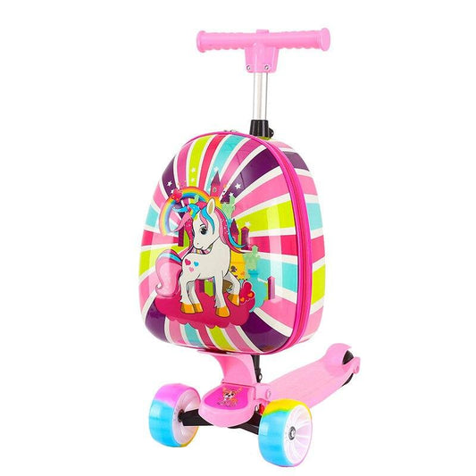 Valise Trottinette Licorne Princesse - Édition Voyage Impériale